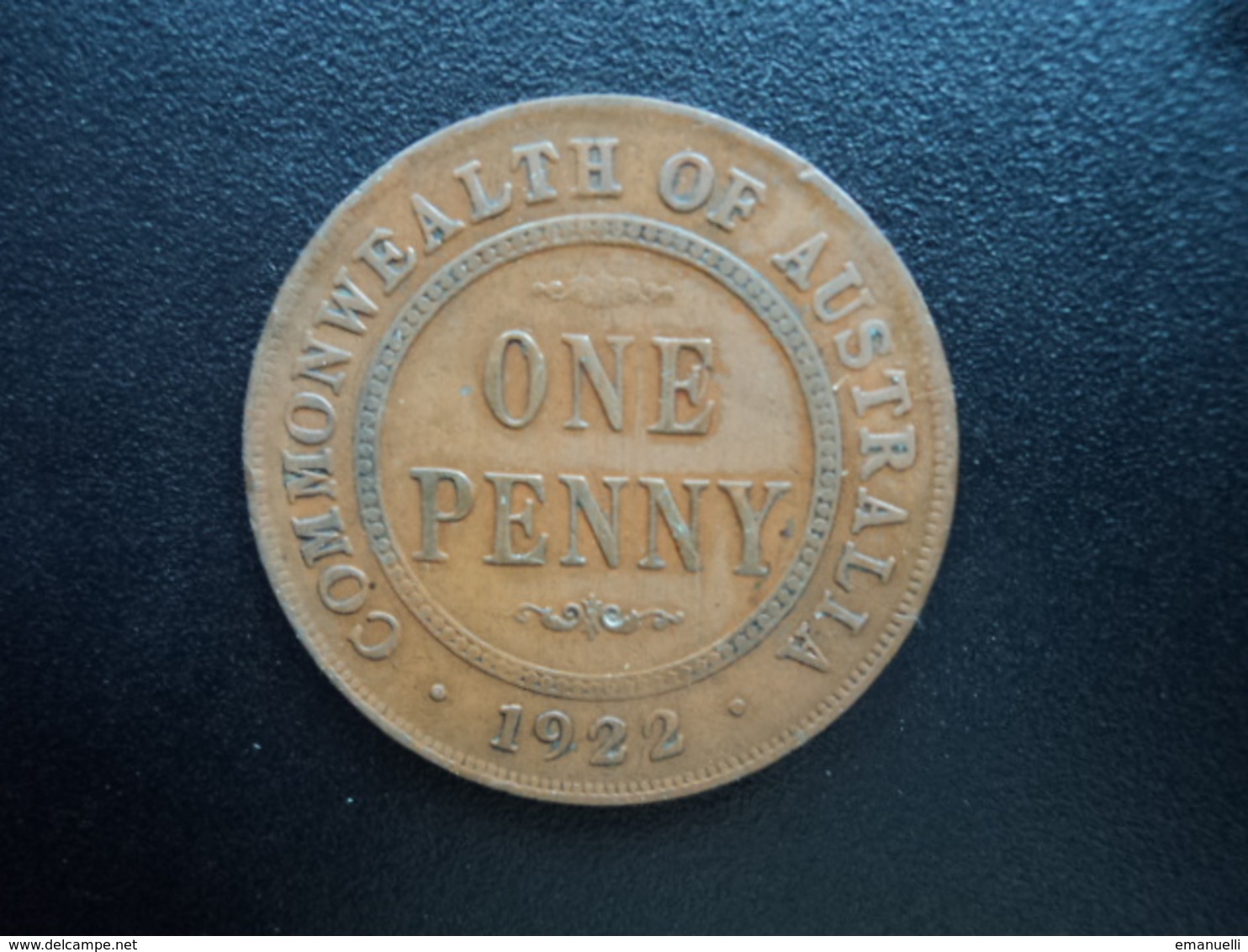 AUSTRALIE : 1 PENNY  1922 (m & Sy)  KM 23  TTB - Penny