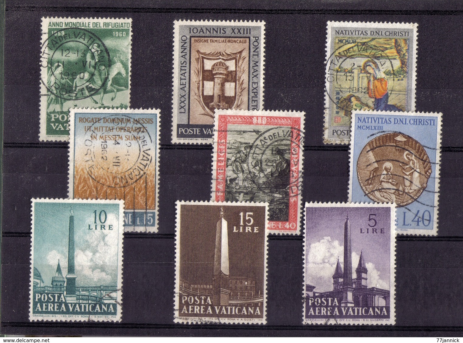 LOT DE TIMBRES  OBLITERE - Collections