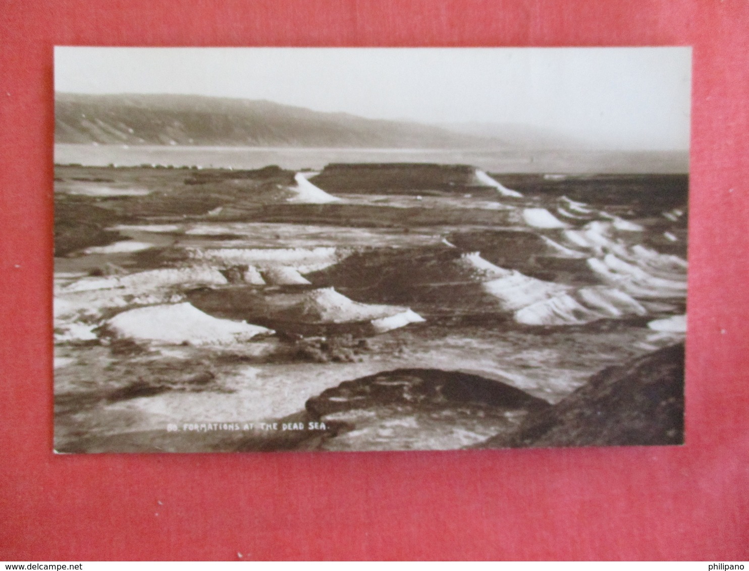 Israel The Dead Sea Salt Formations   RPPC   Ref 2889 - Israël