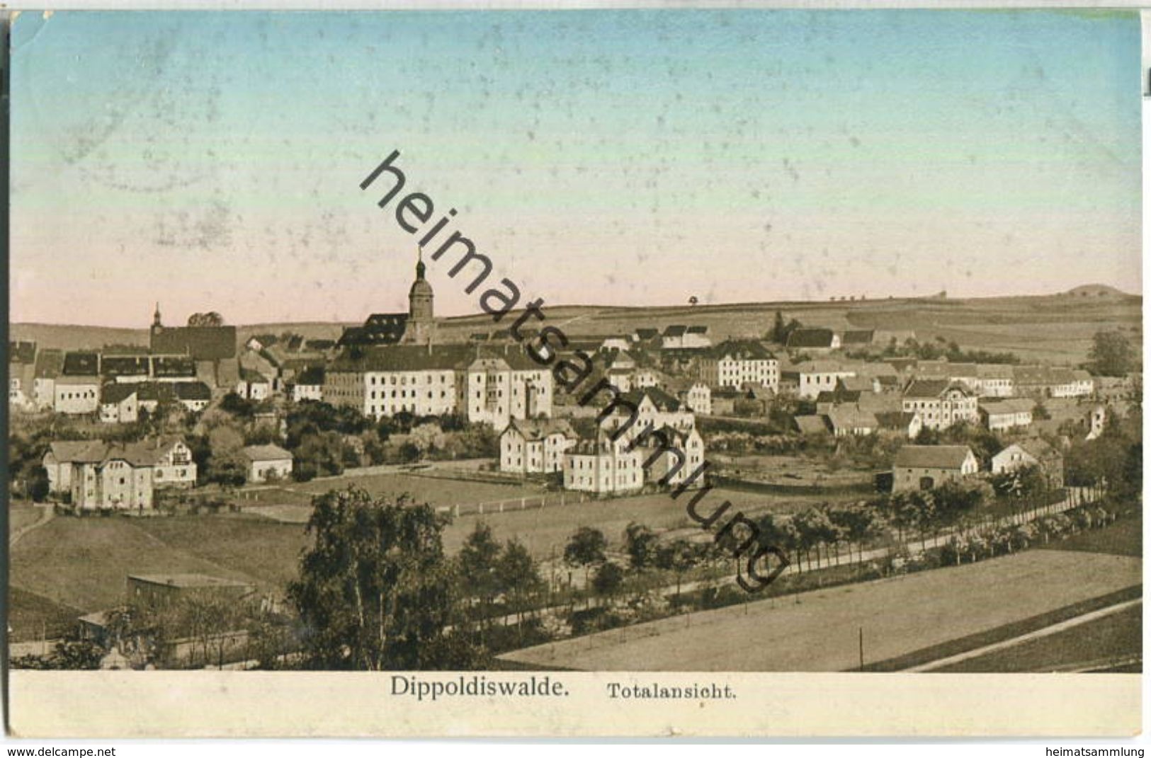 Dippoldiswalde - Totalansicht - Verlag L. K. I. D. - Dippoldiswalde