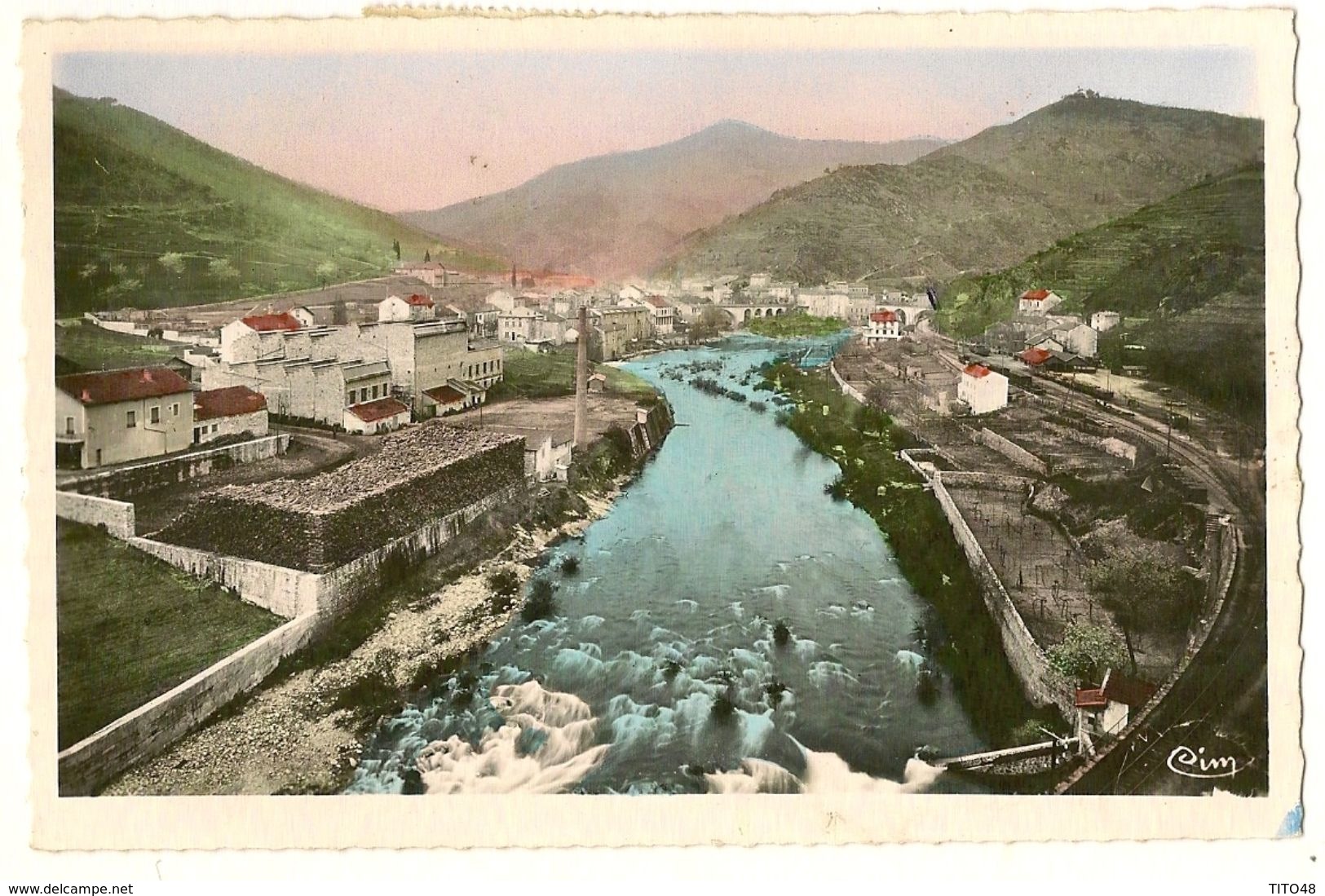 CPSM.Photo.couleur - Usine De Tannins Progil  - ST-SAUVEUR-de-MONTAGUT - Autres & Non Classés