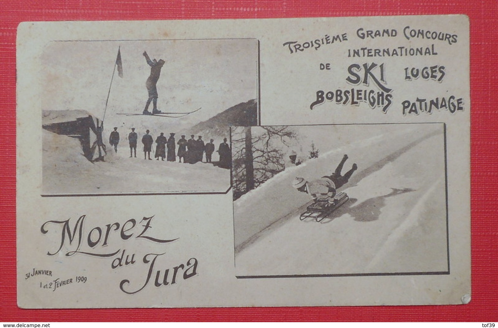 39 Morez - Concours De Ski, Luges, Bobsleighs Et Patinage - Morez