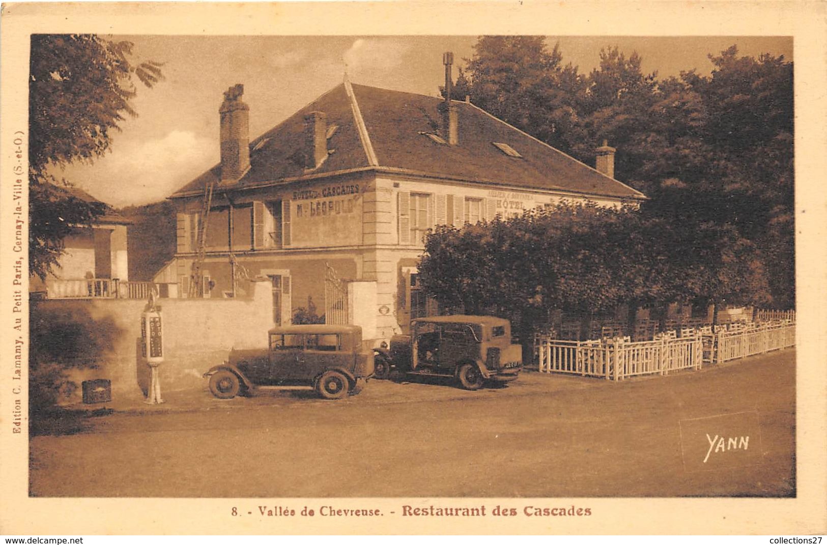 78-CHEVREUSE- LA VALLE DE CHEVREUSE- RESTAURANT DES CASCADES - Chevreuse