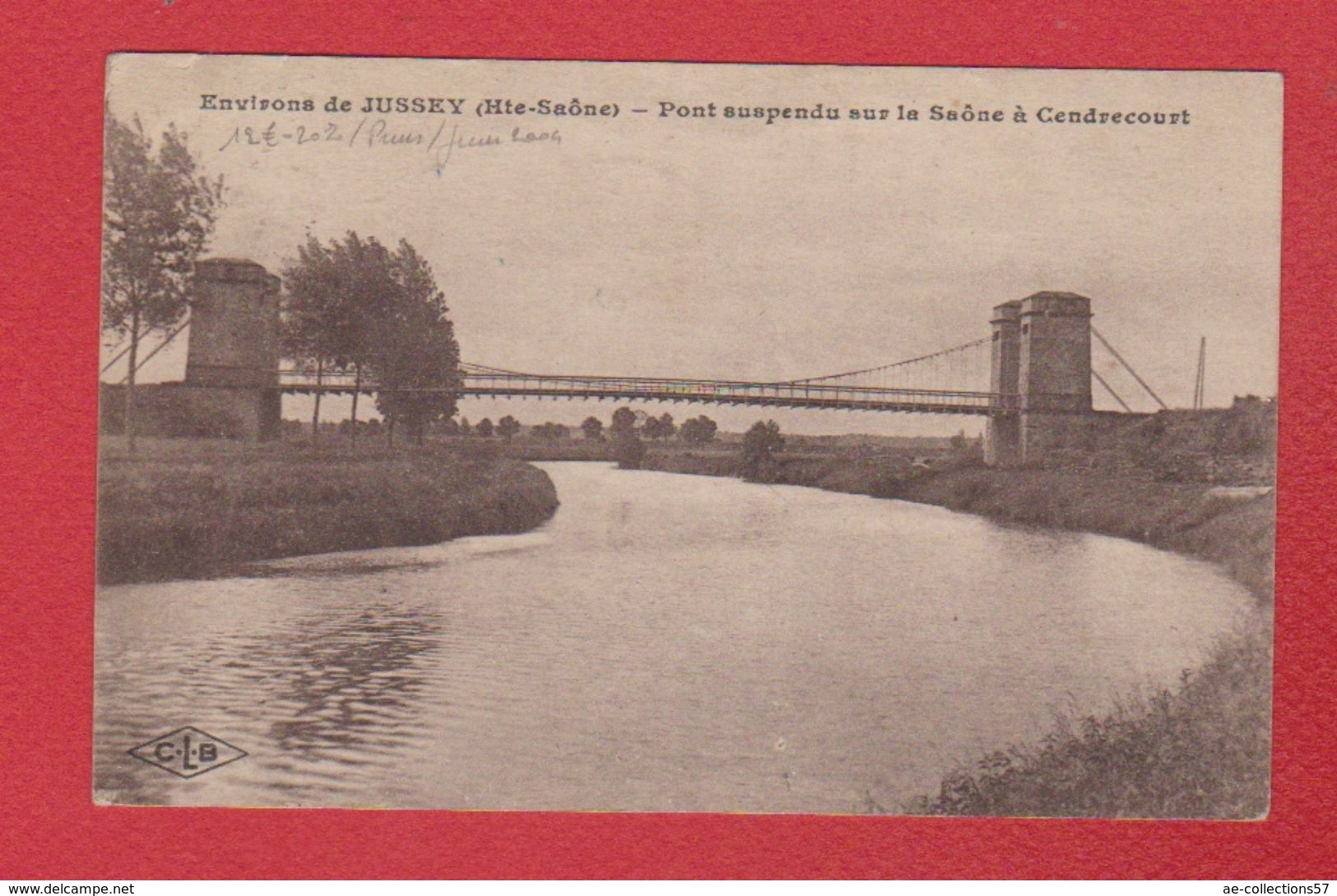 Environs De Jussey  --  Pont Suspendu à Cendrecourt - Autres & Non Classés