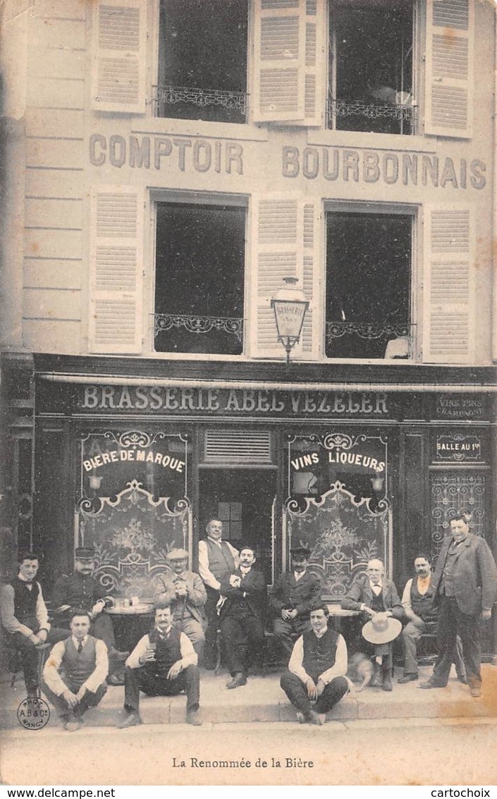 52 - Bourbonne-les-Bains - Comptoir Bourbonnais - Brasserie Abel Vezeler - Une Bien Belle Pose Chaudement Animée - Bourbonne Les Bains