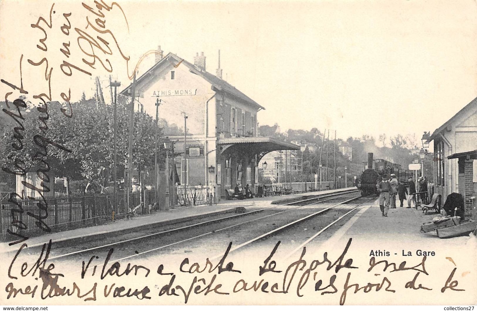 91-ATHIS- LA GARE - Athis Mons