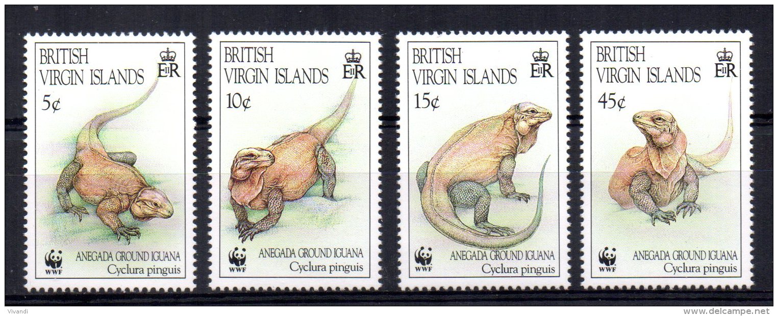 British Virgin Islands - 1994 - Endangered Species/Anegada Ground Iguana - MNH - Iles Vièrges Britanniques