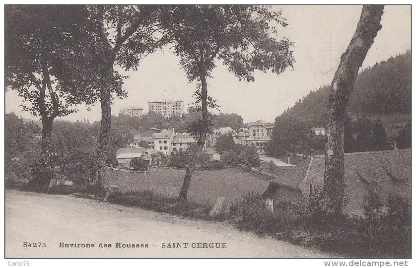 Suisse - Saint-Cergue - Panorama - Environs Des Rousses - Editions CLB Besançon - Saint-Cergue