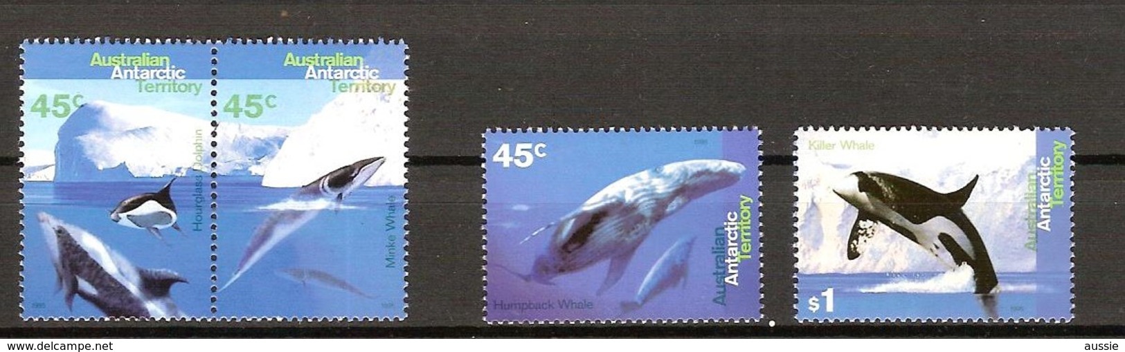 Australie Territoire Antarctique AAT 1995 Yvertn° 102-105 *** MNH Cote 7,50 Euro Faune Marine - Neufs