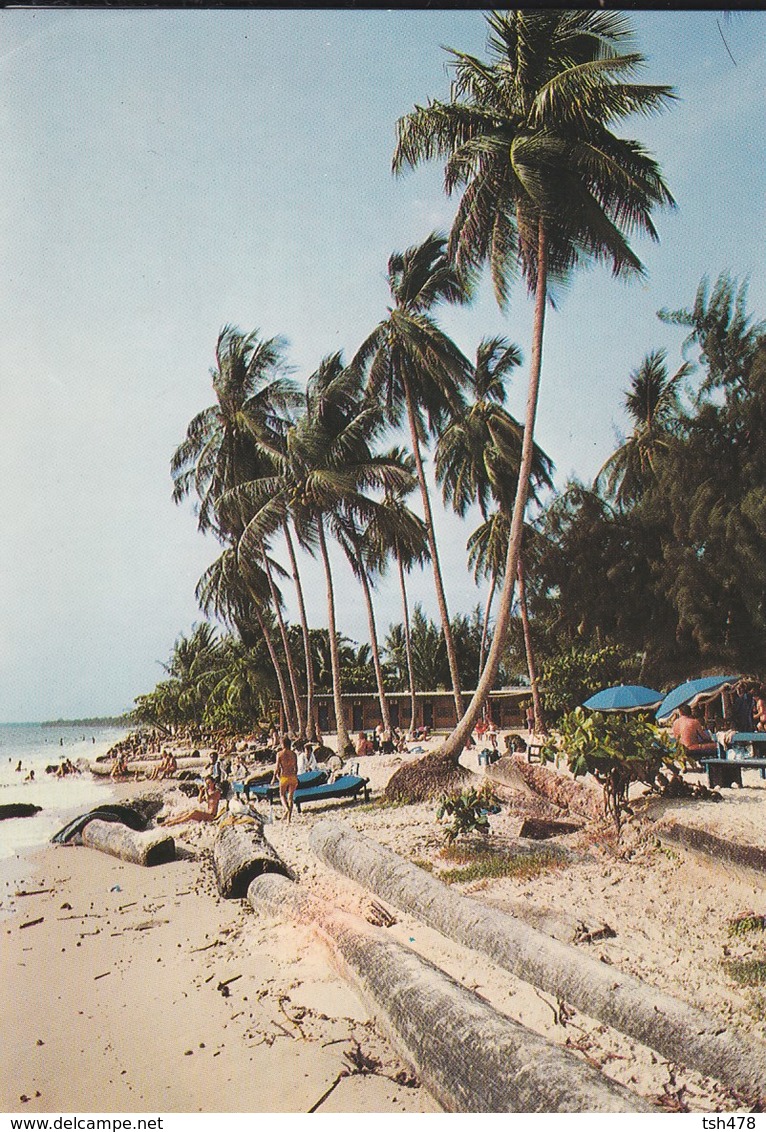 GABON---LIBREVILLE---la Plage Du " Tropicana "--( Peu Courante )--voir  2 Scans - Gabon