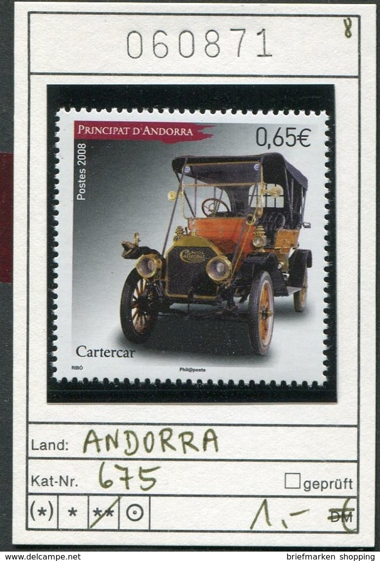 Andorra - Andorre Francaise - Michel  675 - ** Mnh Neuf Postfris - Unused Stamps