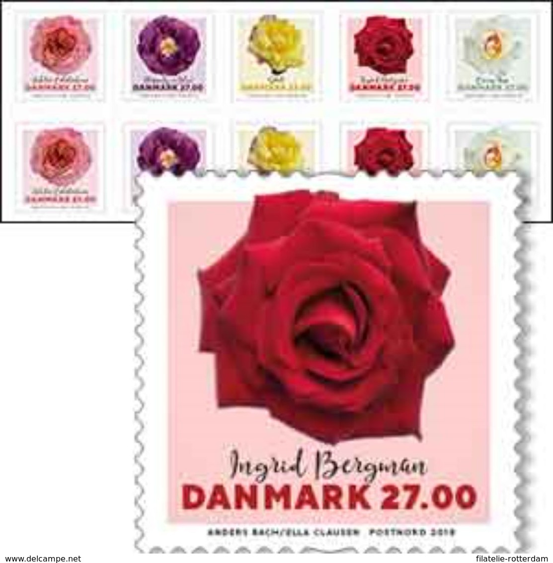 Denemarken / Denmark - Postfris / MNH - Complete Sheet Rozen 2018 - Nuovi