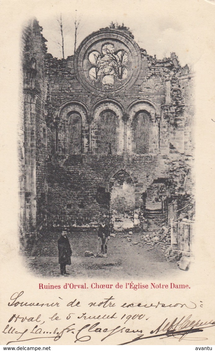 ORVAL / FLORENVILLE /  L ABBAYE /  CHOEUR DE L EGLISE NOTRE DAME  1900 PRECURSEUR - Florenville