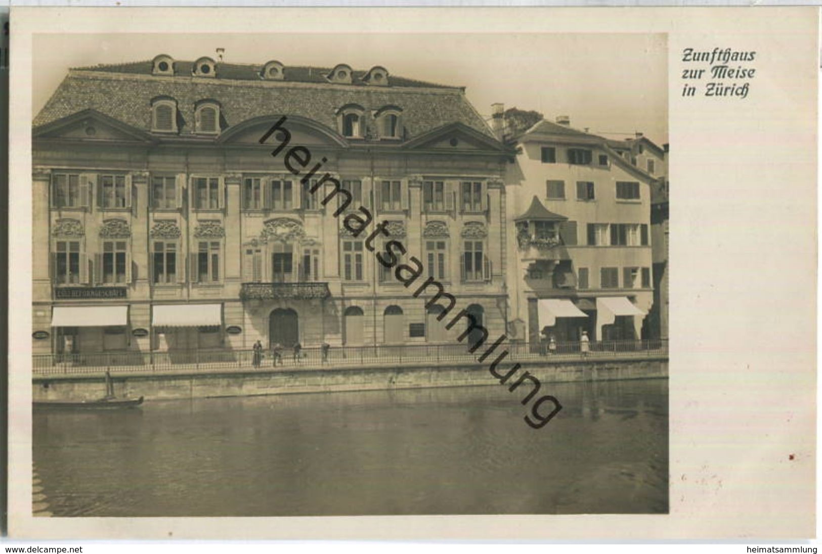 Zürich - Zunfthaus Zur Meise - Foto-Ansichtskarte - Wehrliverlag Kilchberg 20er Jahre - Kilchberg