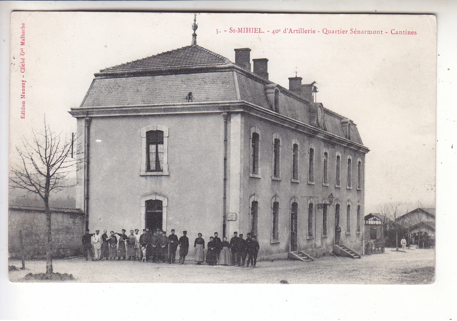 Ps- 55 - SAINT MIHIEL - 40 D'artillerie - Quartier Senarmont - Cantines - Timbre - Cachet - 1907 - Saint Mihiel