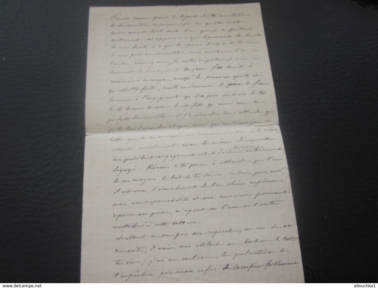 VENDREDI 2 JANVIER 1903 LETTRE D'UN FRÈRE A SON FRÈRE MANUSCRIT 7 PAGES R.V INCIDENCES FAMILIALES FAITS DIVERS ..LIRE .. - Manuscrits