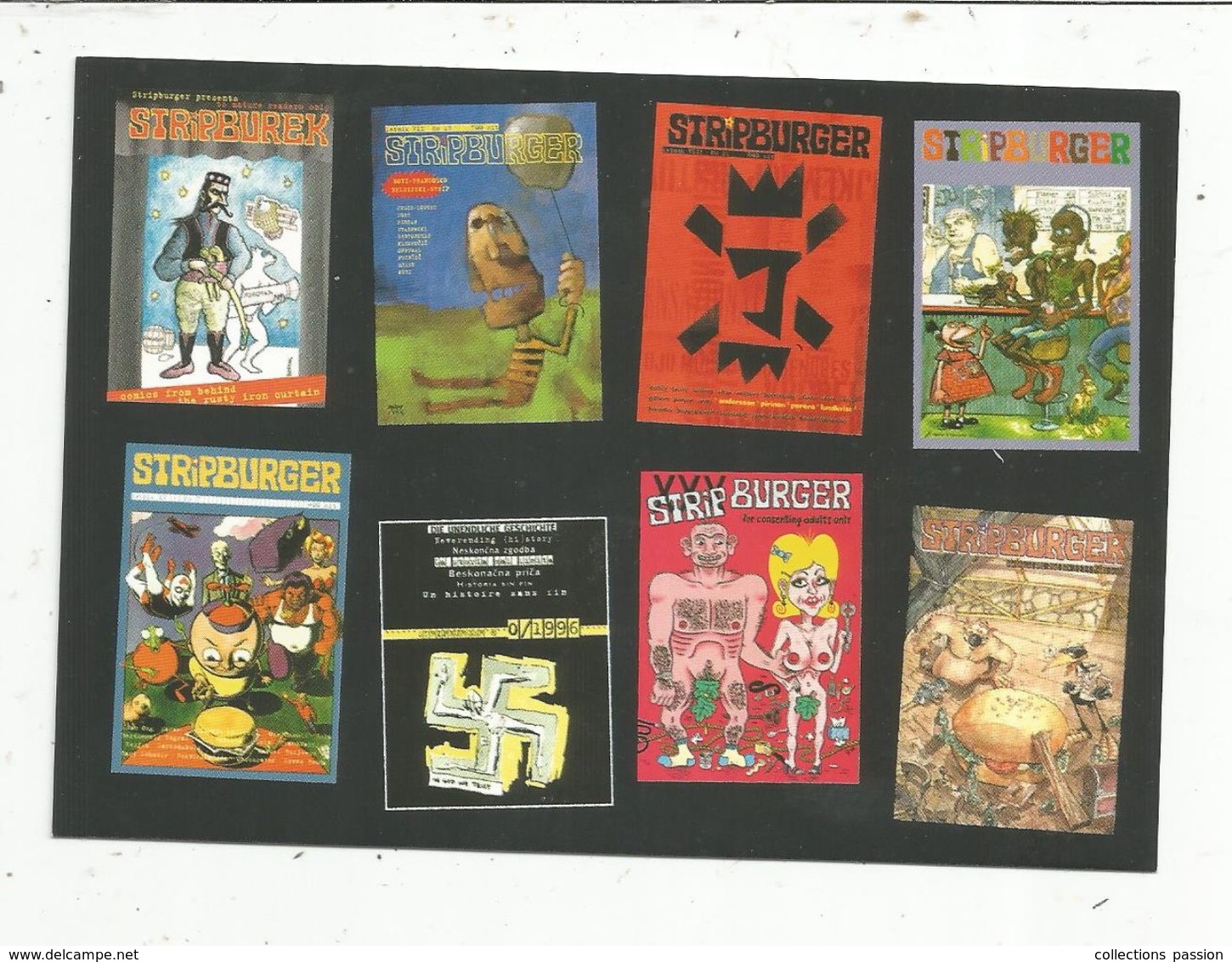 Cp , BANDES DESSINEES , STRIPBURGER , An Eye Biting COMIC Anthology - Fumetti