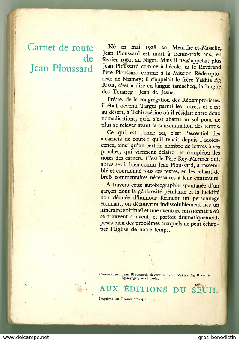 Jean Ploussard - "Carnet De Route" - 1964 - Biographien