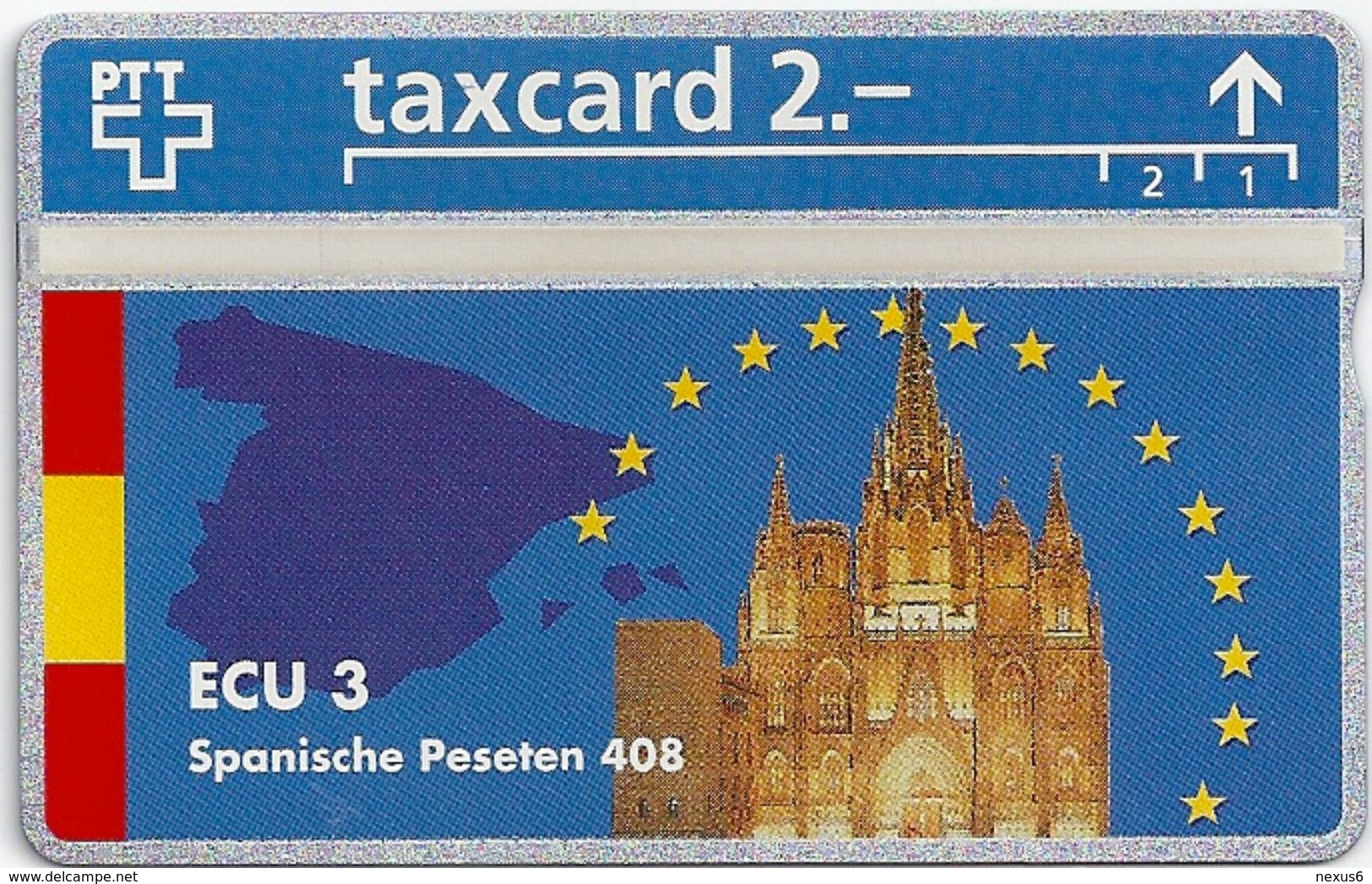 Switzeland - Swisscom - L&G - Ecu Series Spain - 510L - 10.1995, 500ex, Mint - Schweiz