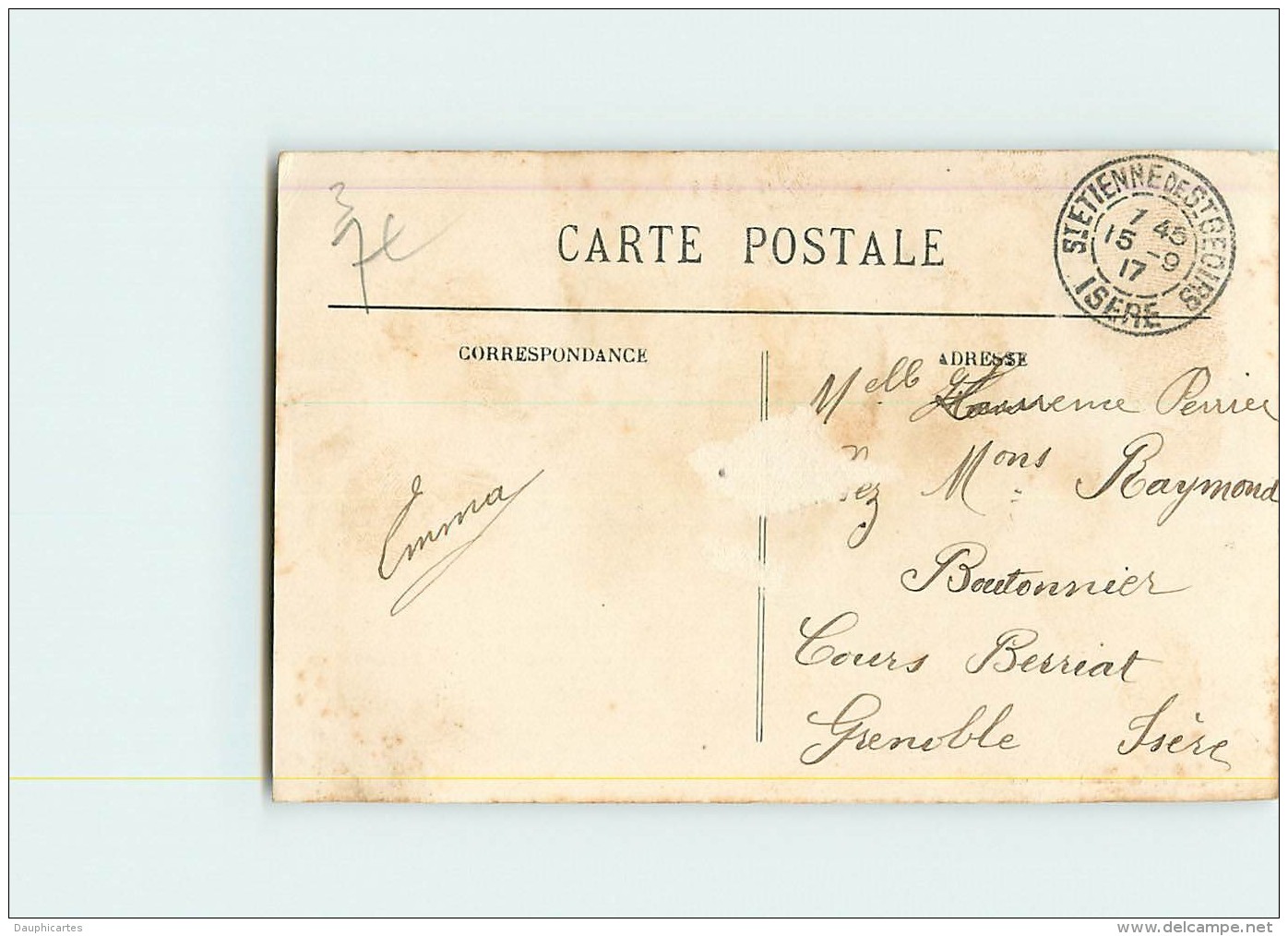 SAINT ETIENNE De SAINT GEOIRS - Hôtel De Ville Et La Poste - 2 Scans - Autres & Non Classés