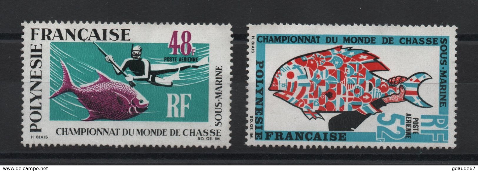 POLYNESIE FRANCAISE - POSTE AERIENNE YVERT N° PA 29/30 SG SANS GOMMES - Neufs