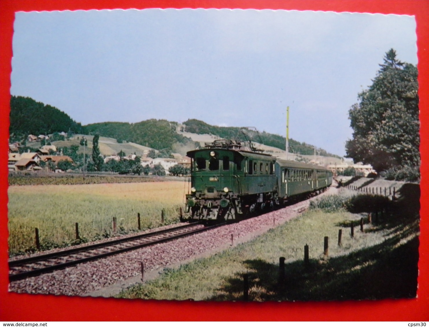 CP Train - Suisse EBT Voie Normale Long Rails Soudés Sur Traverses RS Pres D'Oberburg - N° 1003 - Oberburg