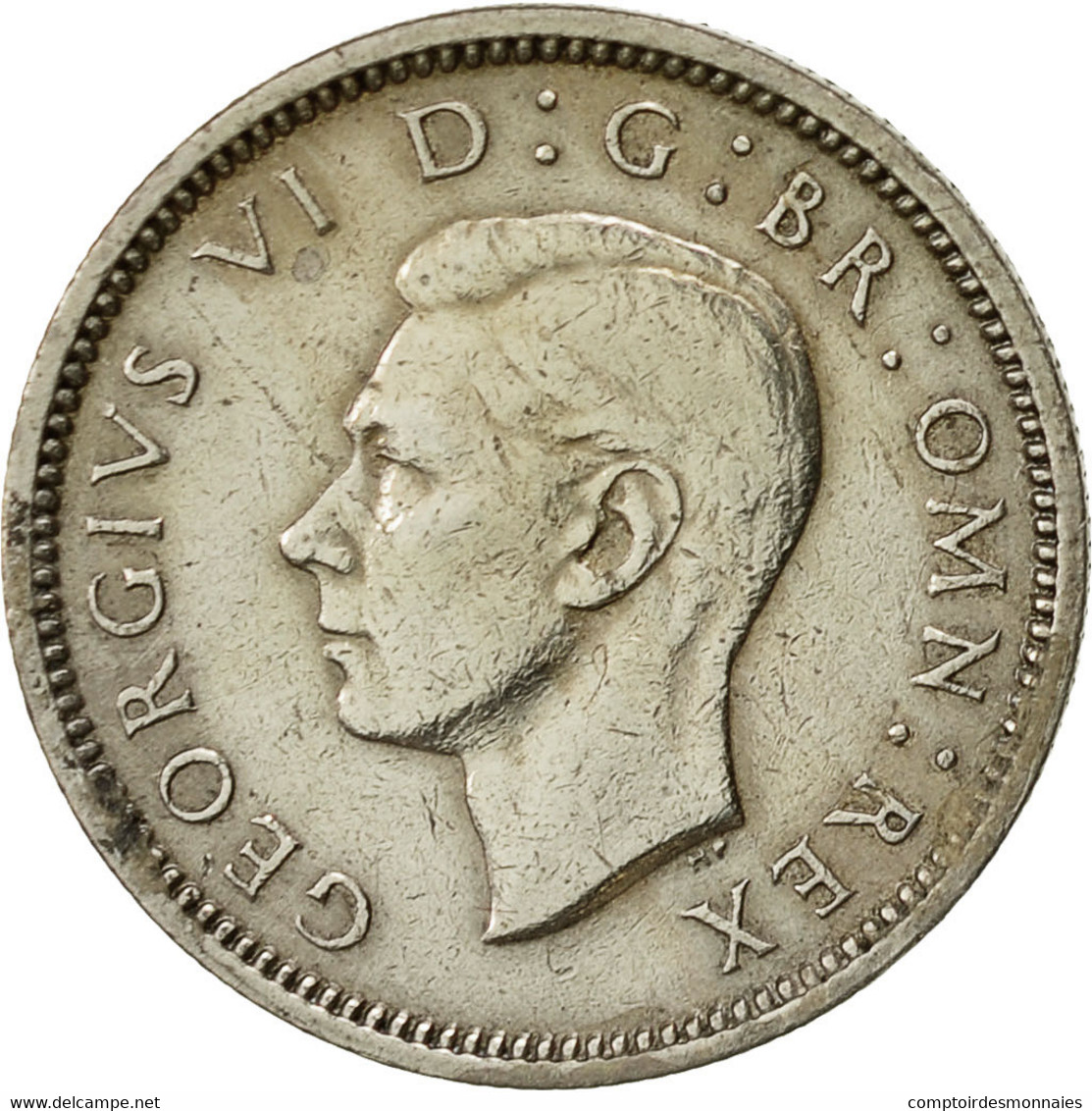 Monnaie, Grande-Bretagne, George VI, 6 Pence, 1951, TTB, Copper-nickel, KM:875 - H. 6 Pence