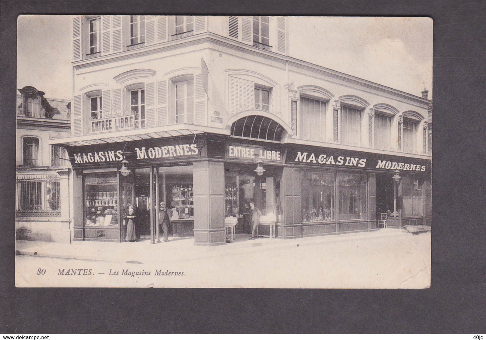 Mantes.78.Yvelines. Les Magasins Modernes . Entree Libre . Animation Patrons Et Personnel . - Altri & Non Classificati