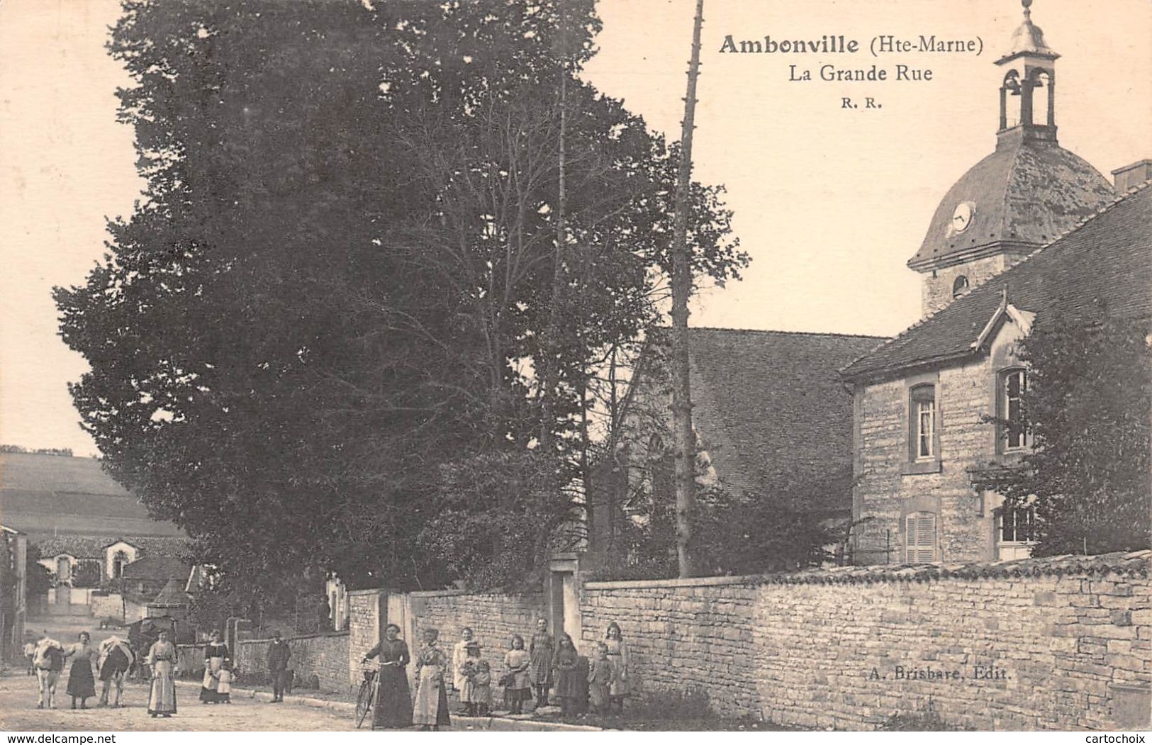 52 - Ambonville - La Grande-Rue Animée - Autres & Non Classés