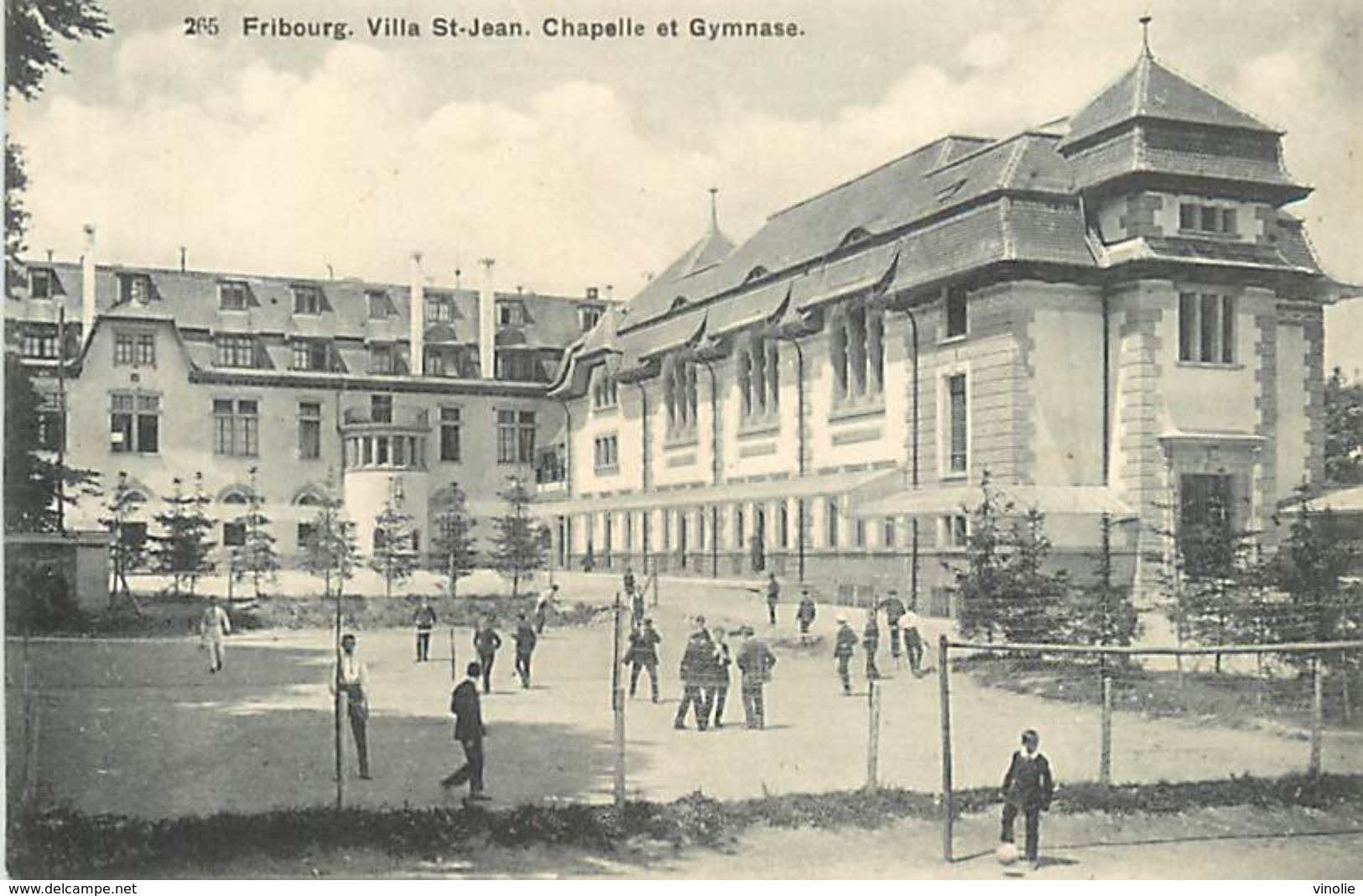 P-18.ma : 1016 : FRIBOURG. VILLA SAINT-JEAN . CHAPELLE. GYMNASE. - Chapelle