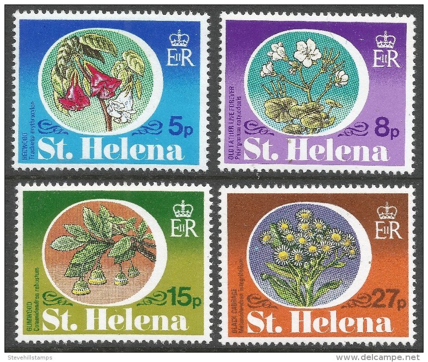 St Helena. 1980 Endemic Plants. MH Complete Set. SG 369-372 - Saint Helena Island