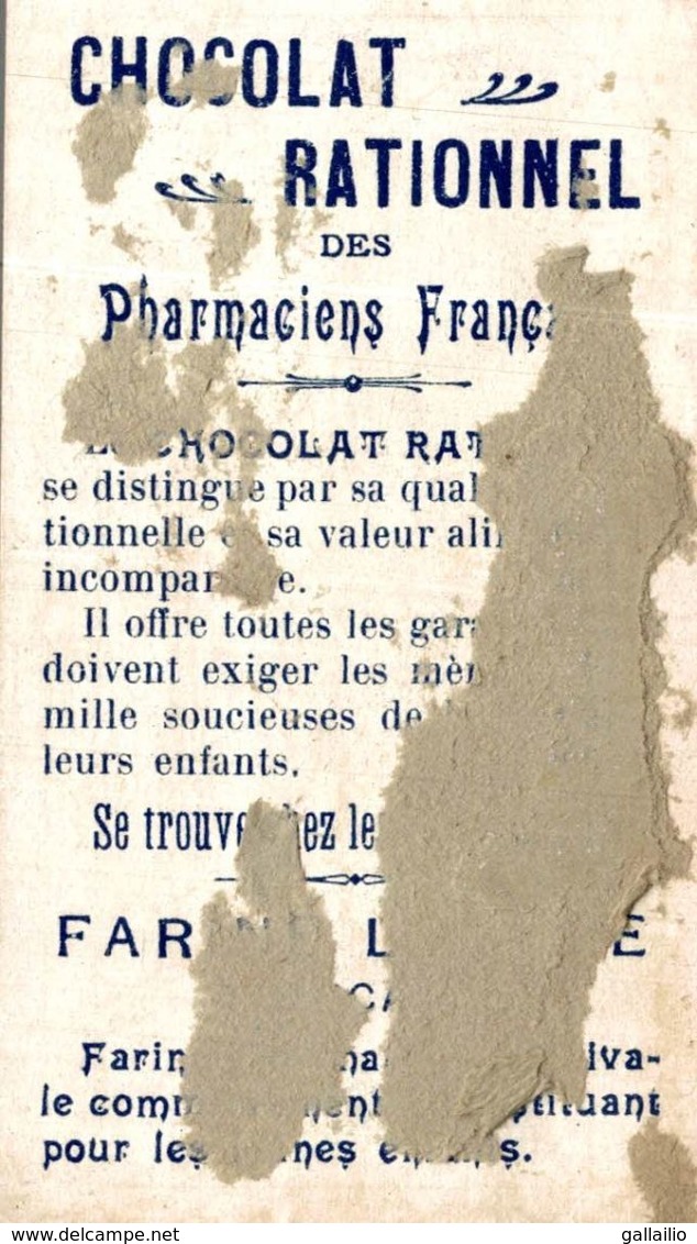 CHROMO CHOCOLAT RATIONNEL DES PHARMACIENS CHAMPAGNE HAUTE MARNE - Other & Unclassified