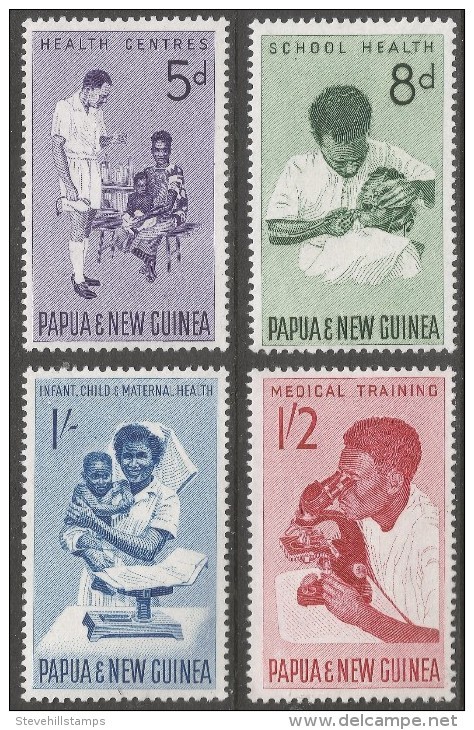 Papua New Guinea. 1964 Health Services. MNH Complete Set. SG 57-60 - Papua New Guinea