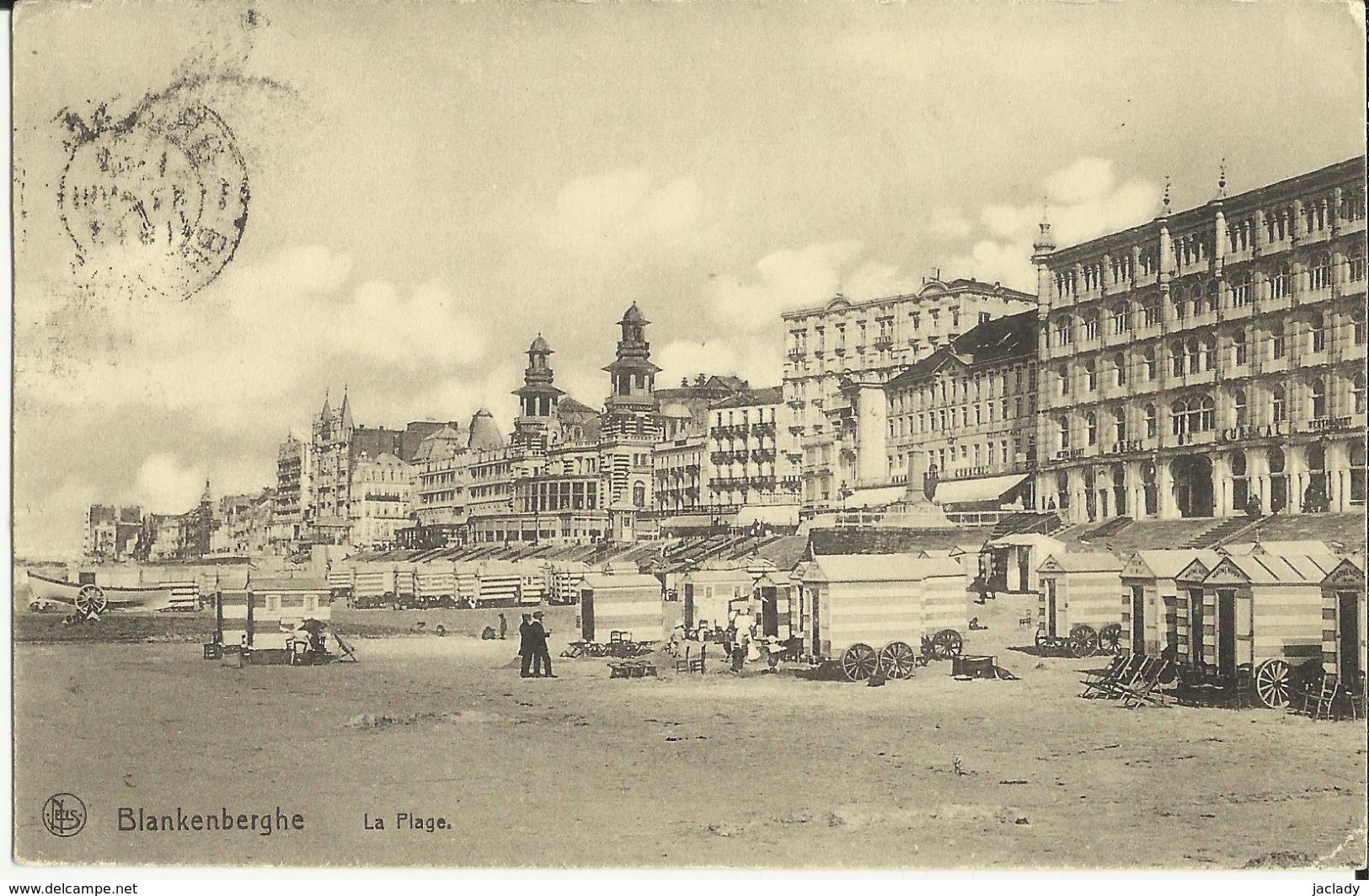 Blankenberghe -- La Plage. (2 Scans) - Blankenberge