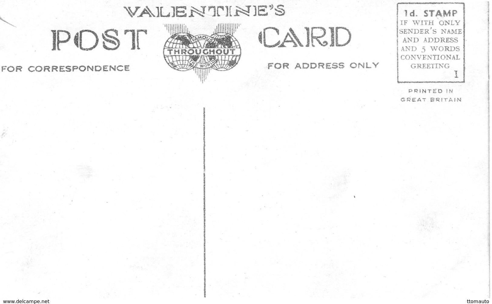 Dornier DO 215 Bomber  -  CPSM - Valentine's Aircraft Recognition Card - 1939-1945: 2ème Guerre