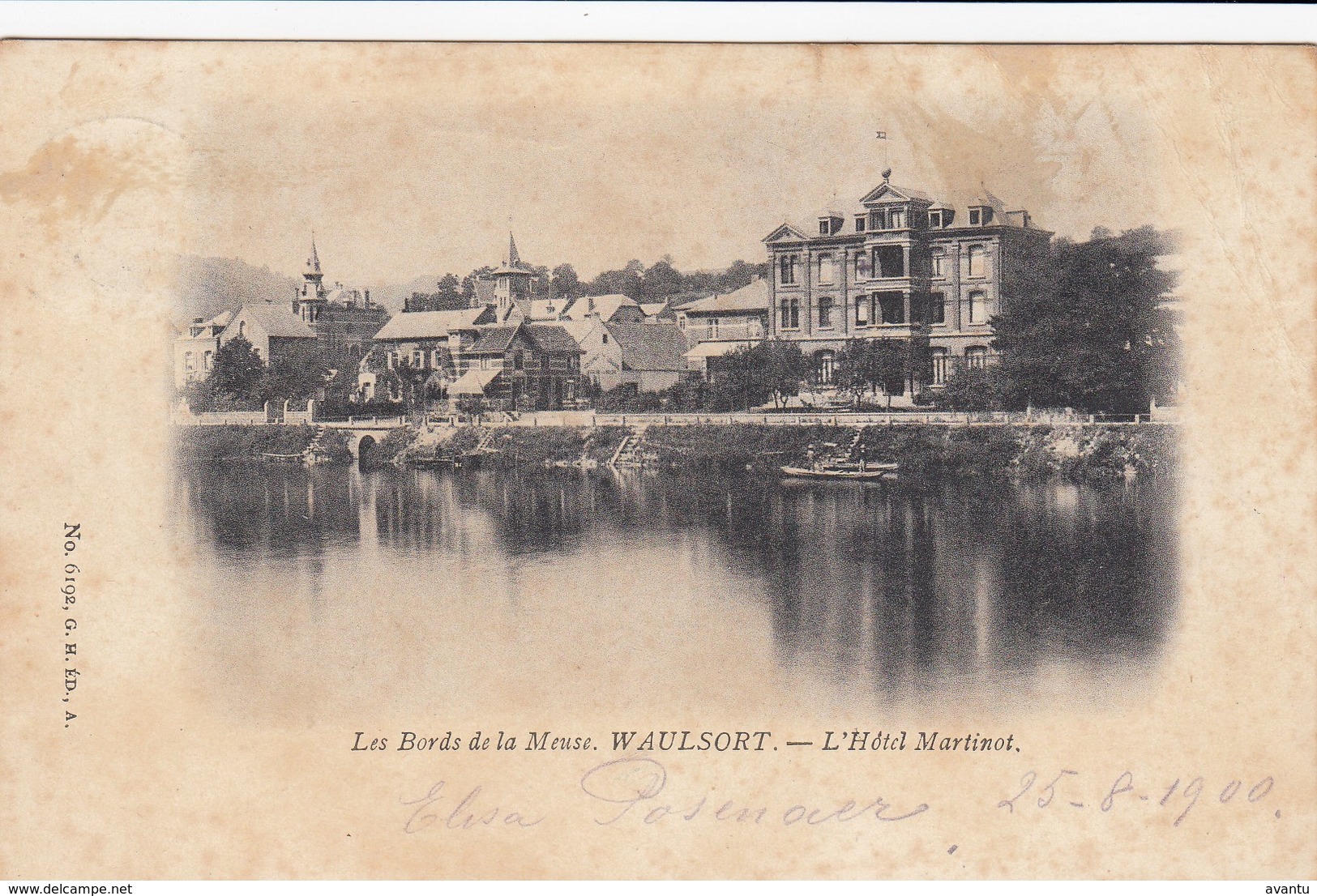 WAULSORT / HASTIERE / L HOTEL MARTINOT  1900 PRECURSEUR - Hastière