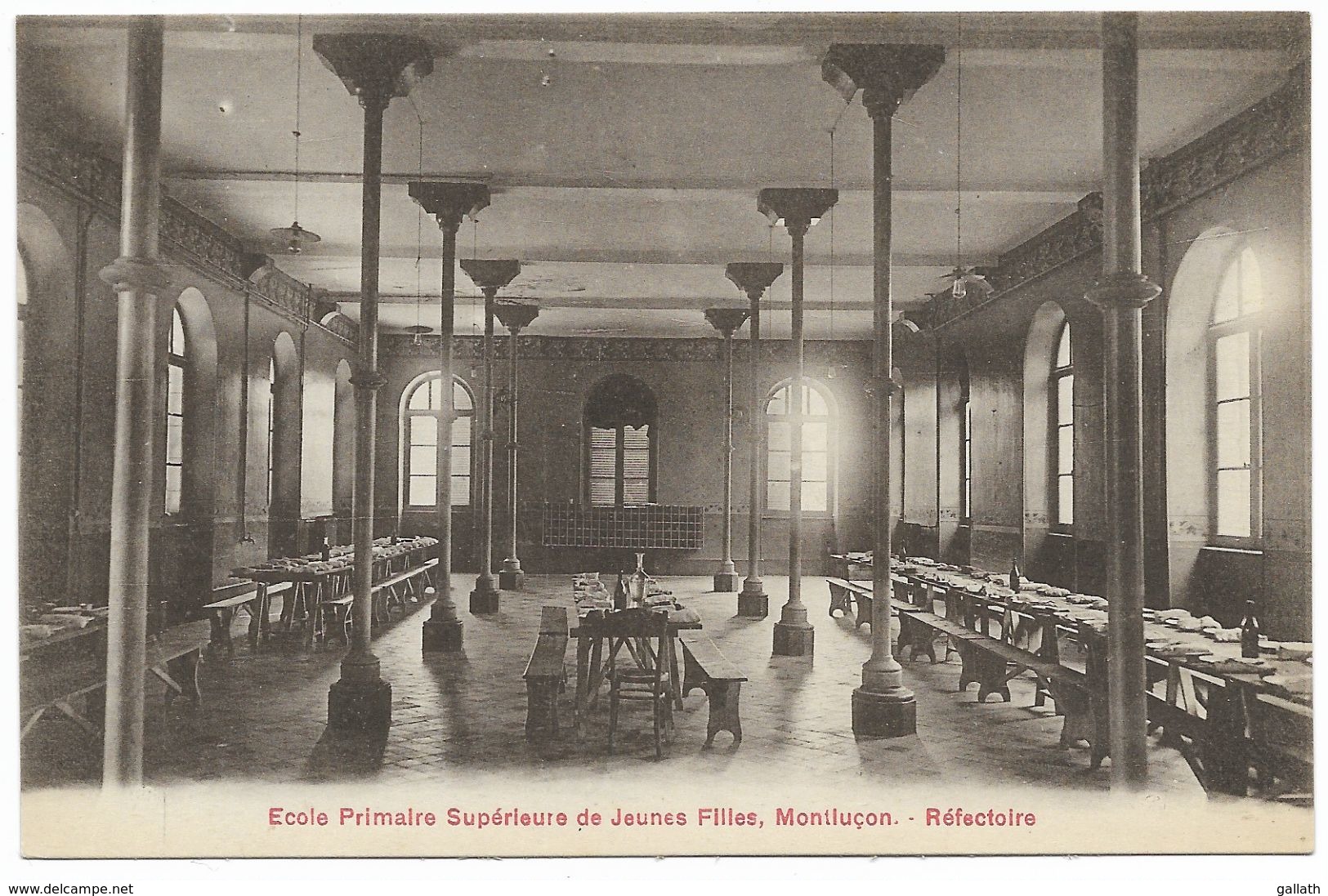 03-MONTLUCON-Ecole Primaire Supérieure De Jeunes Filles - Réfectoire - Montlucon