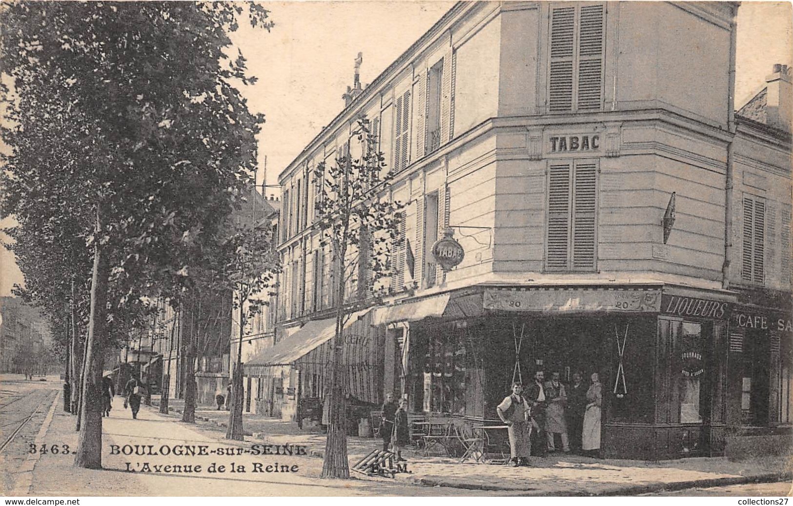 92-BOULOGNE-BILLANCOURT- L'AVENUE DE LA REINE - Boulogne Billancourt