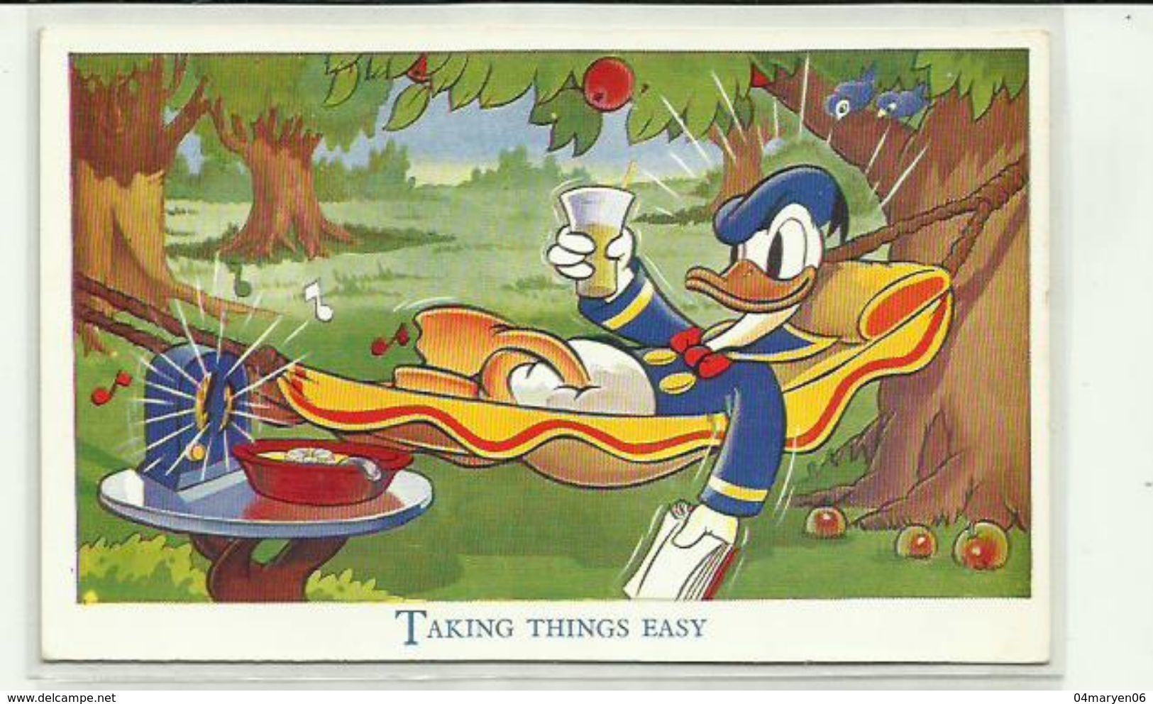 -* DONALD  DUC    *--""TAKING  THINGS EASY!   "" . - Disneyworld