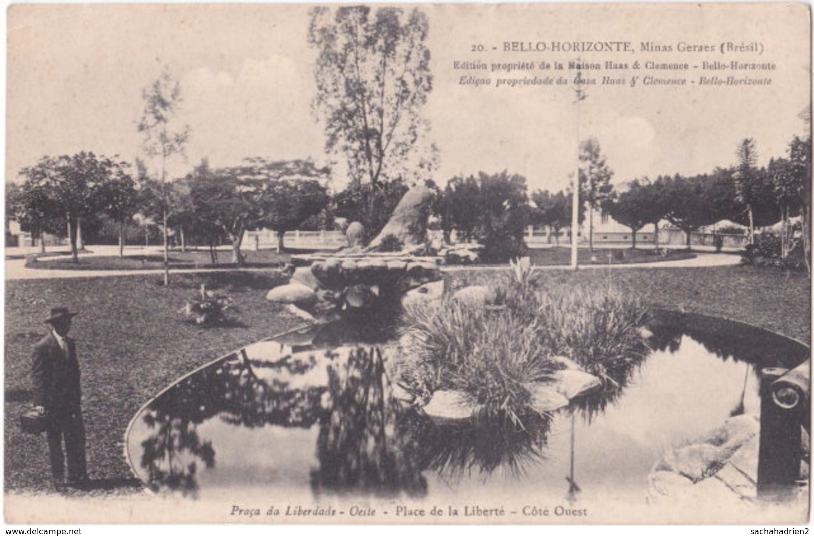 BELO-HORIZONTE. Praça De Liberdade. Oeste. 20 - Belo Horizonte