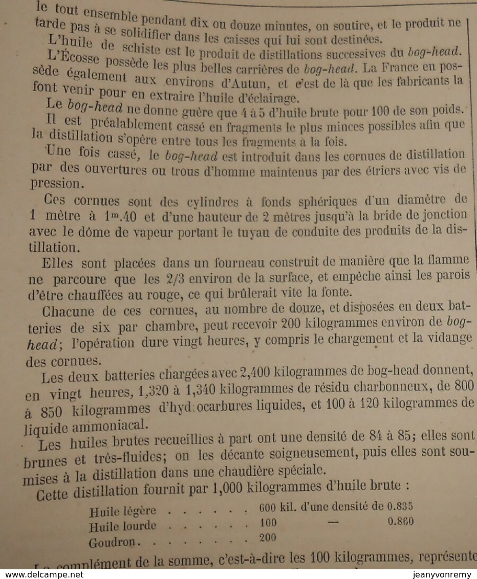 Plan De Fabrique De Graisses Pour Voitures Et Huiles Minérale à Ivry. Seine. Exploitées Par M. Haentjens Et Cie. 1866 - Public Works