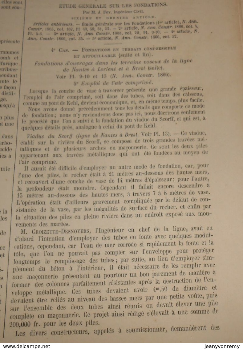 Plan de Fabrique de graisses pour voitures et huiles minérale à Ivry. Seine. Exploitées par M. Haentjens et Cie. 1866