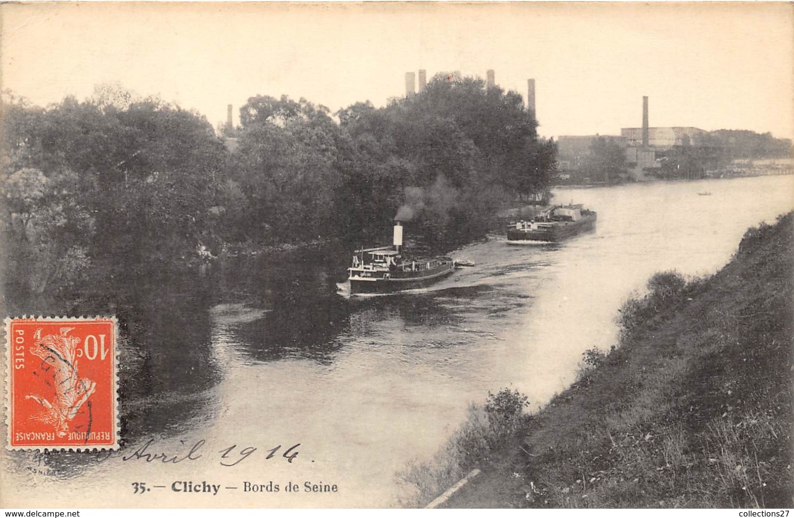 92-CLICHY-  BORD DE SEINE - Clichy