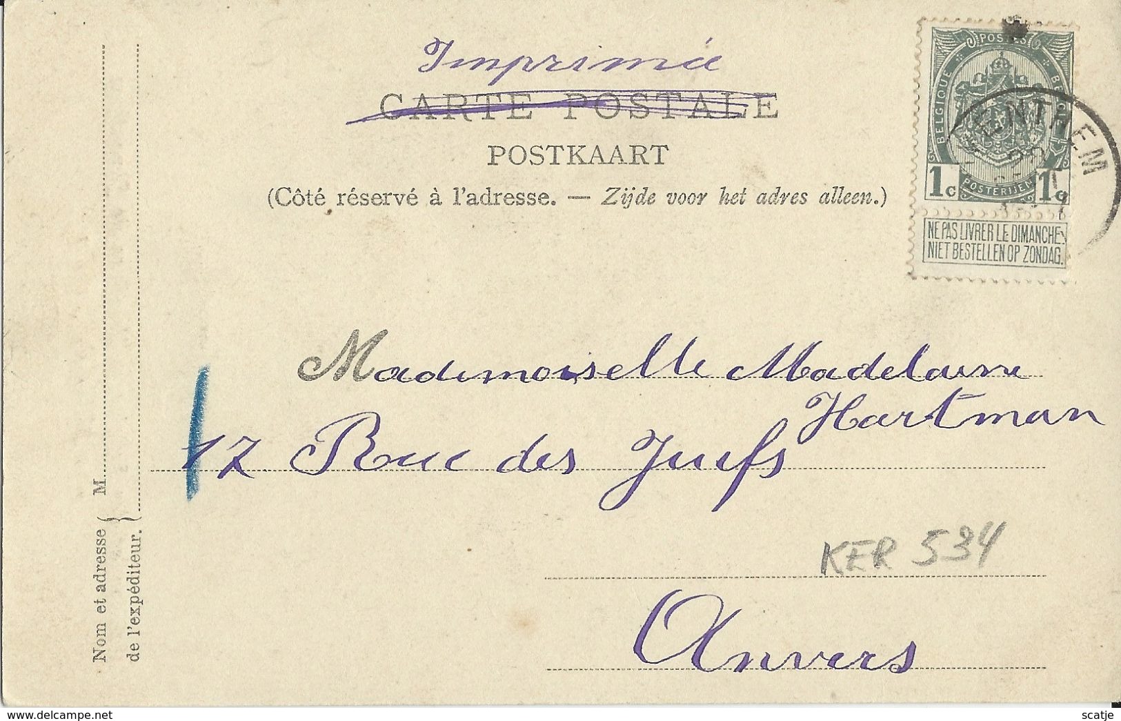 Saventhem     Pensionnat Des Religeuses Ursulines   -   1900 - Zaventem