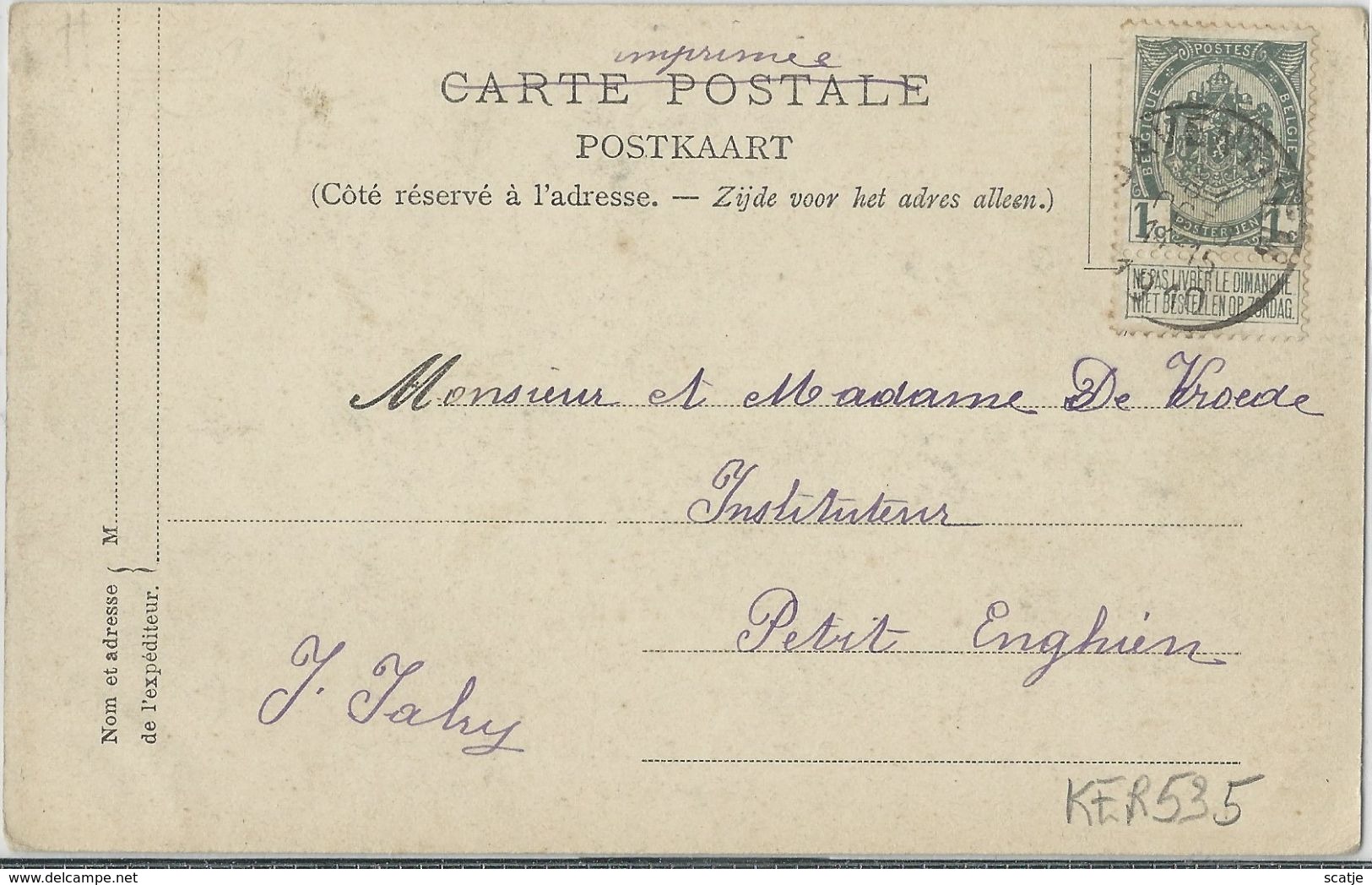Saventhem     Pensionnat Des Religeuses Ursulines   -   1910 - Zaventem