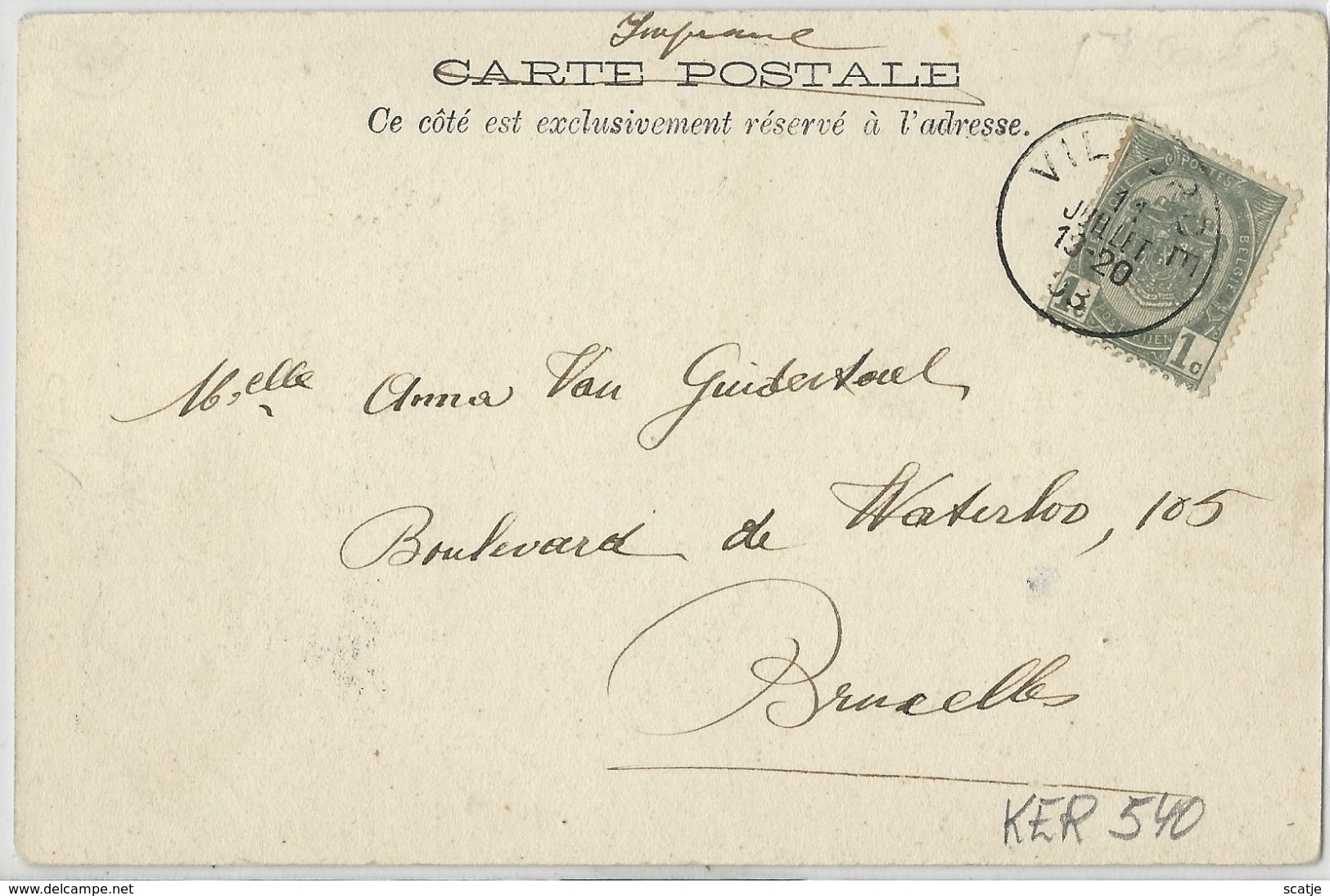 Saventhem     Le Pilori Du Château   -   1903 - Zaventem