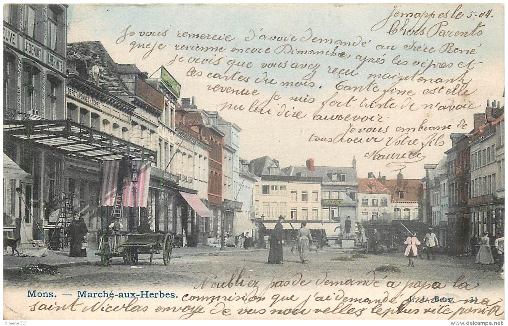 Mons - Marché-aux-Herbes - Couleurs - Mons