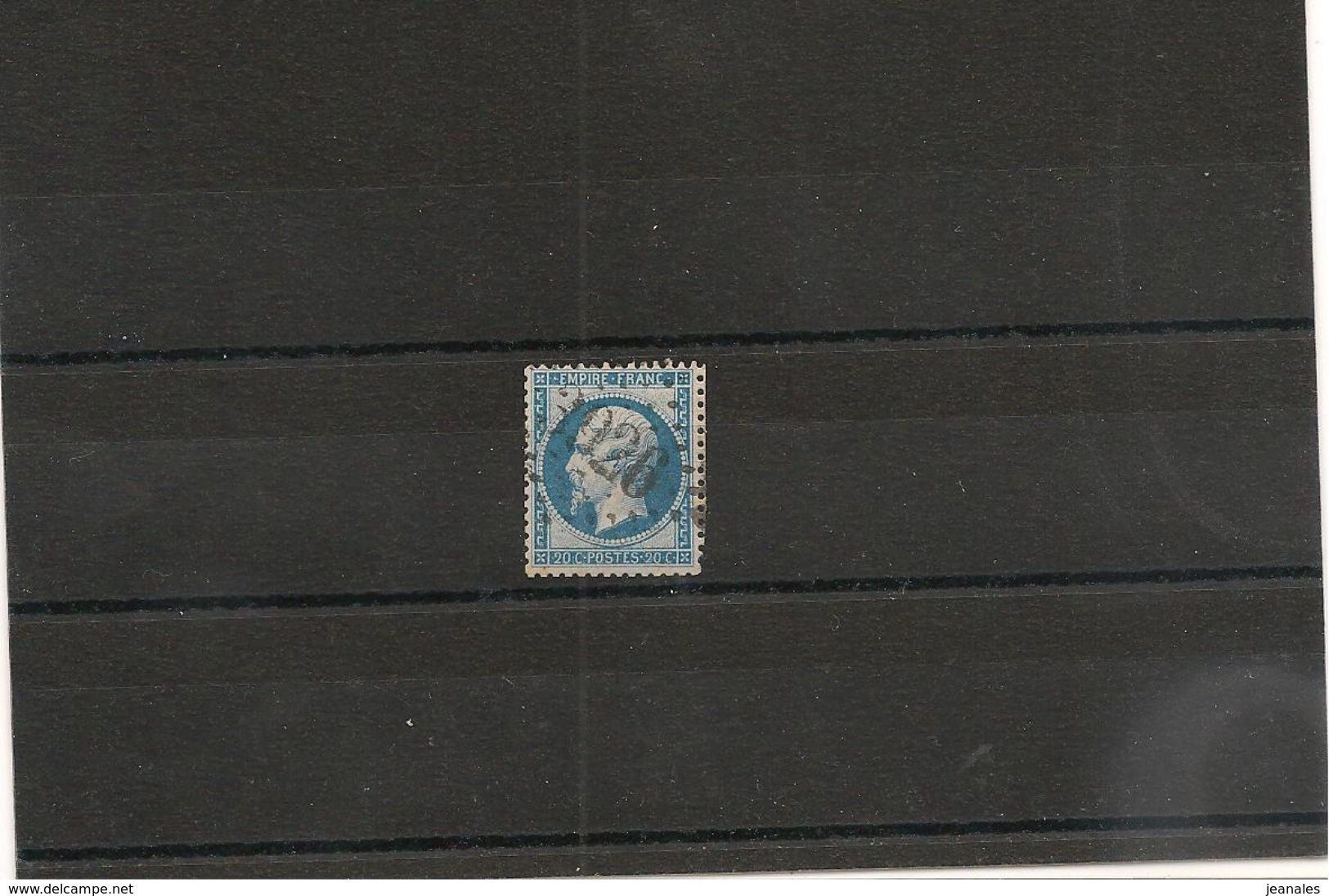 FRANCE  1862 Napoléon III N° Y/T : 22 Ob  Côte :12,00 € Ville De Thann (66) - 1862 Napoléon III