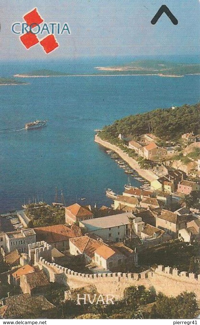 CARTE-MAGNETIQUE-CROATIE-VILLE BORD DE MER-HVAR-TBE - Croatie