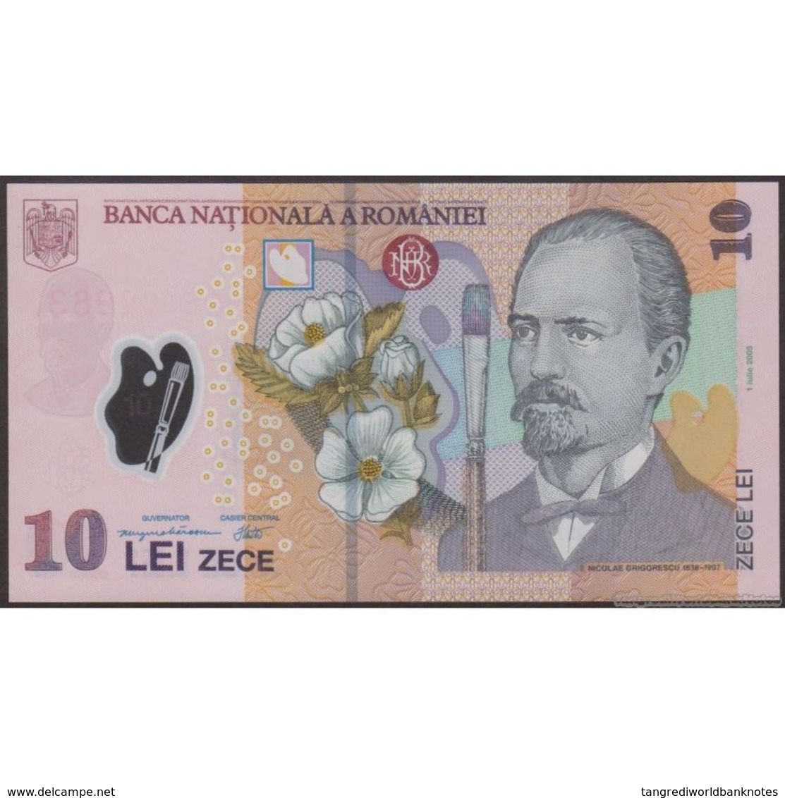 TWN - ROMANIA 119h - 10 Lei 1.12.2008 (2012)﻿ Polymer - Prefix 3E﻿ UNC - Romania